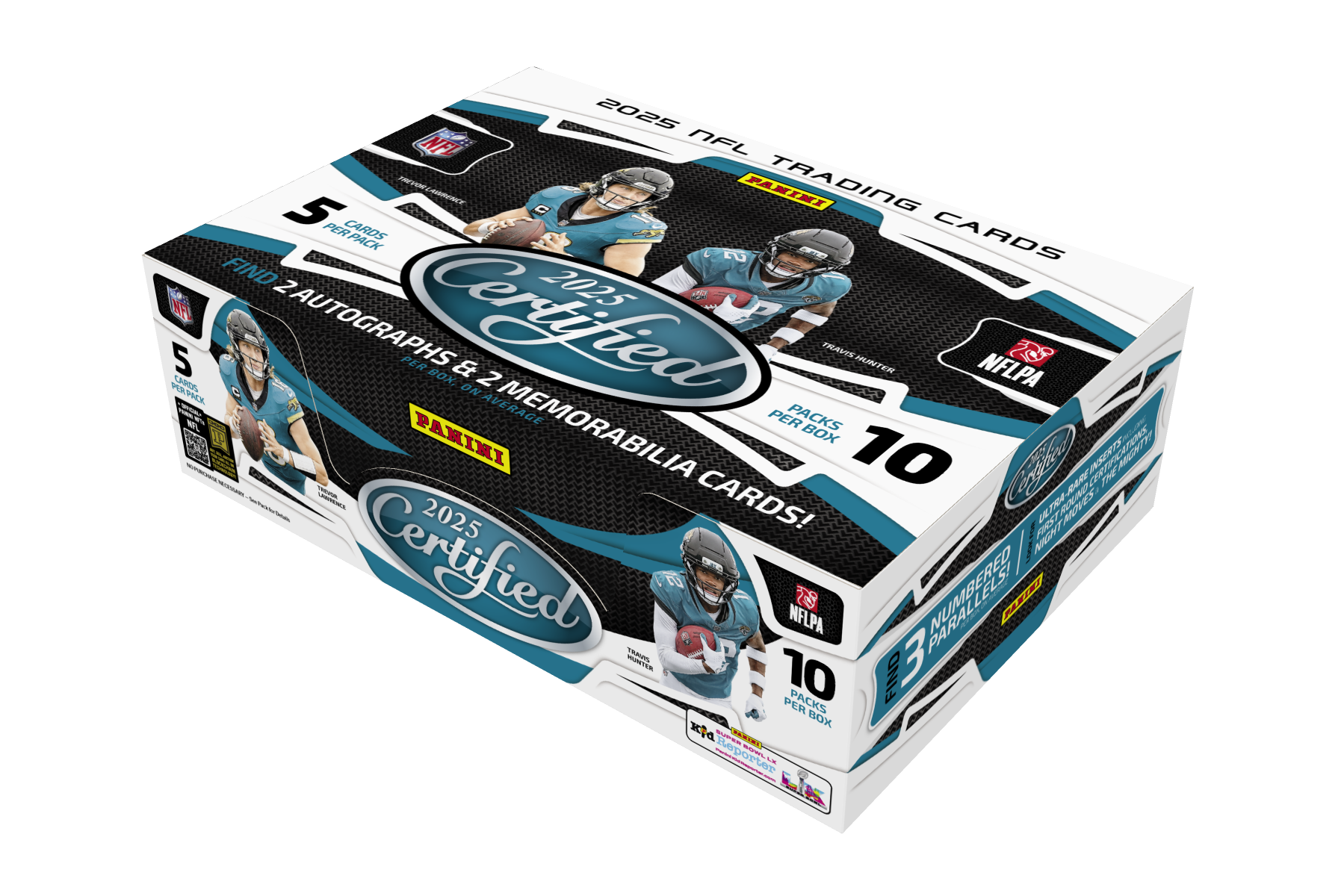 2025 Panini Certified NFL Football Hobby Box