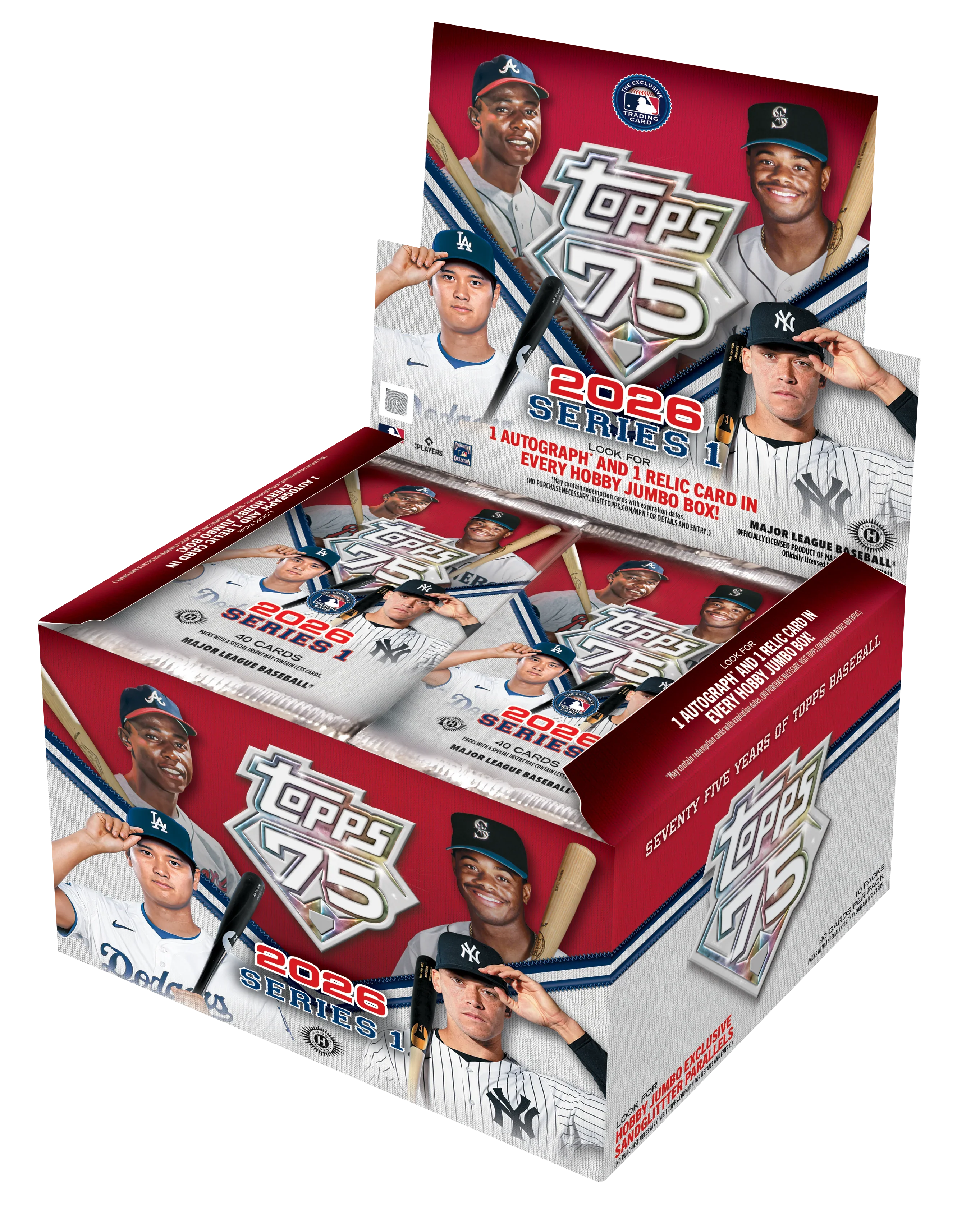 2026 Topps Series 1 MLB Baseball Jumbo Hobby Box