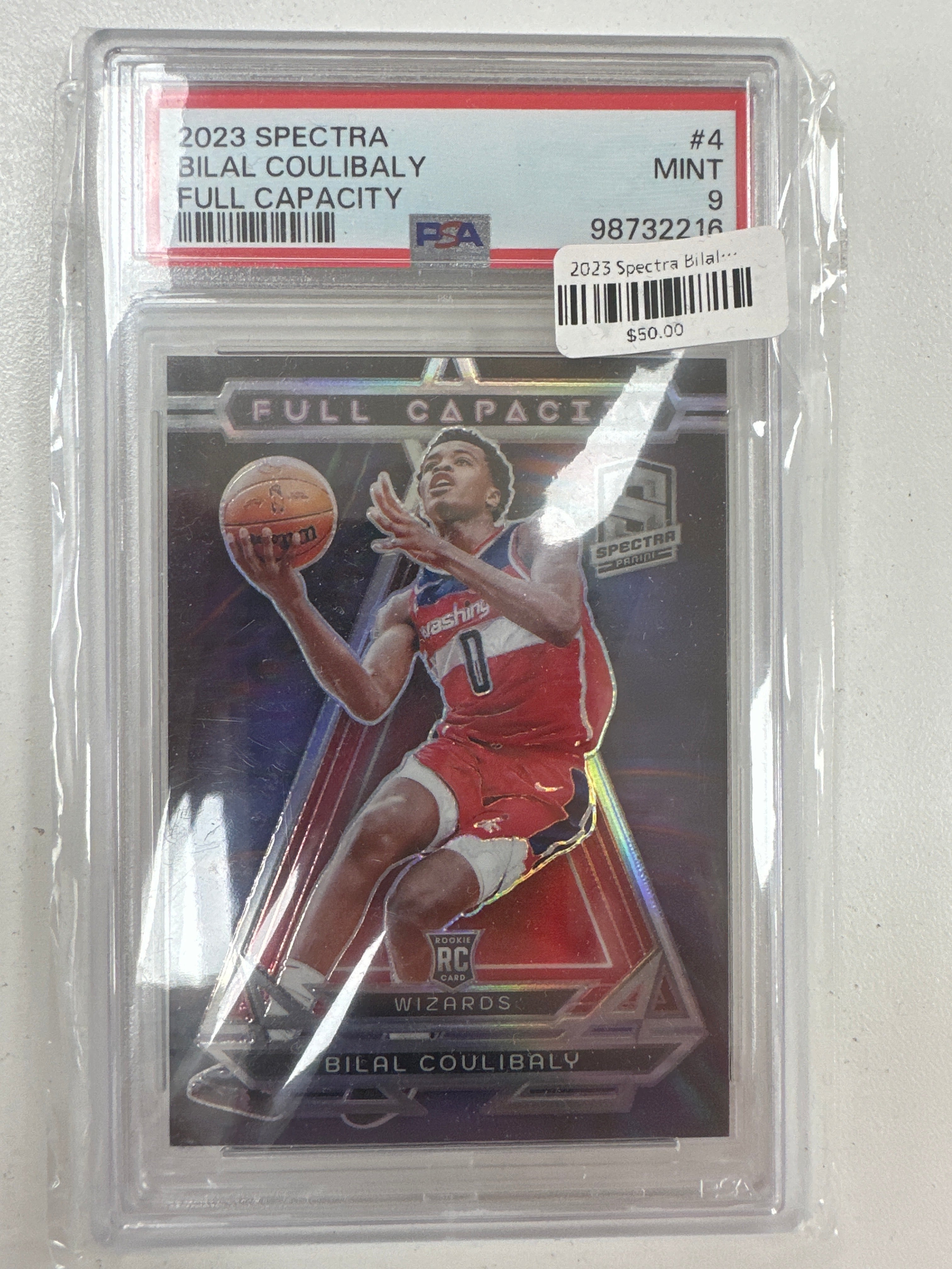 2023 Spectra Bilal Coulibaly Full Capacity RC PSA 9