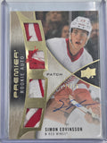 2023-24 Premier Simon Edvinsson Rookie Auto Quad Patch #14/15
