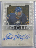 2024-25 Upper Deck Premier Dominik Hasek Focus Acetate Auto #16/49