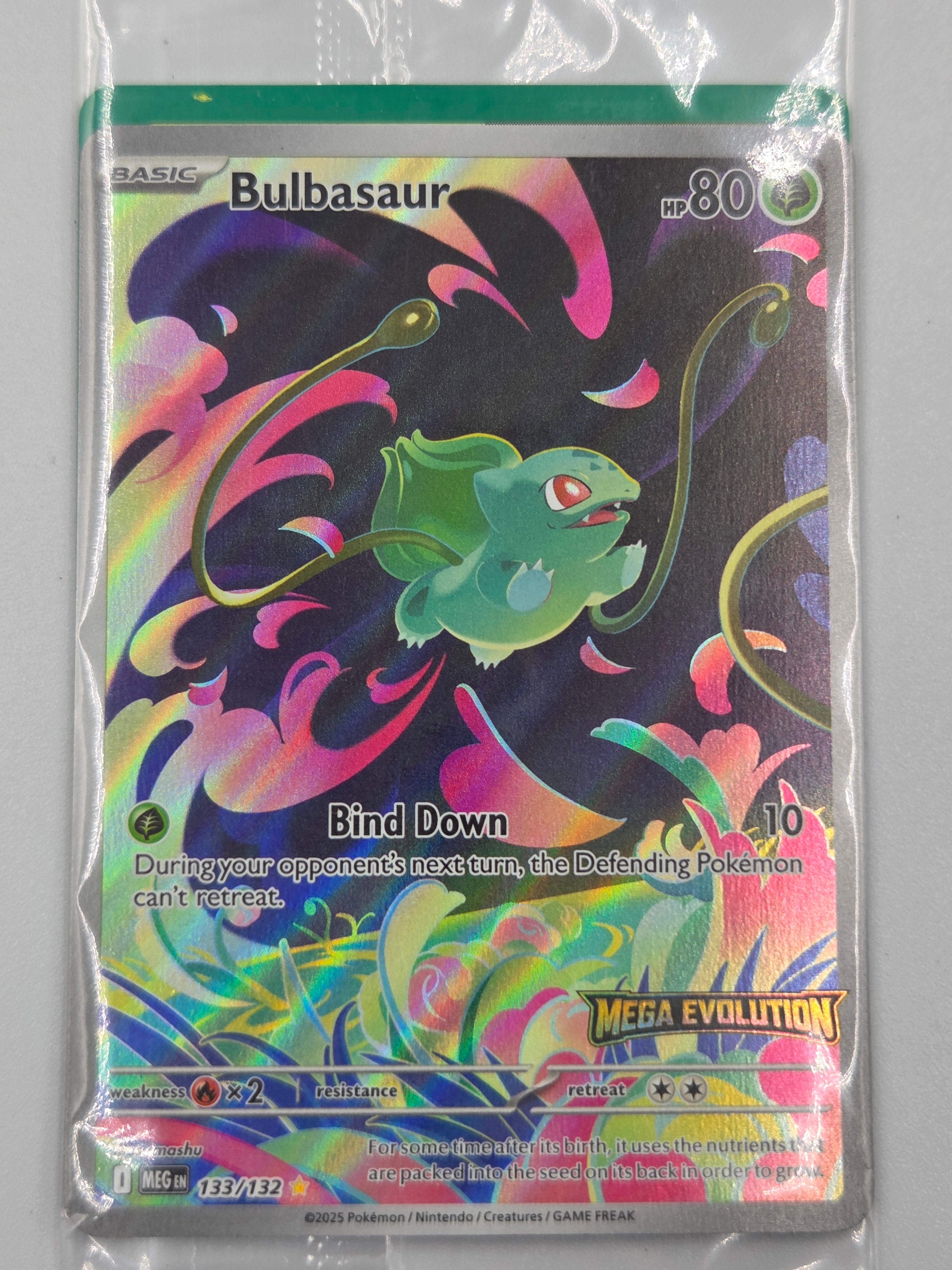 Pokemon Bulbasaur Holo 133/132 Promo (Sealed)