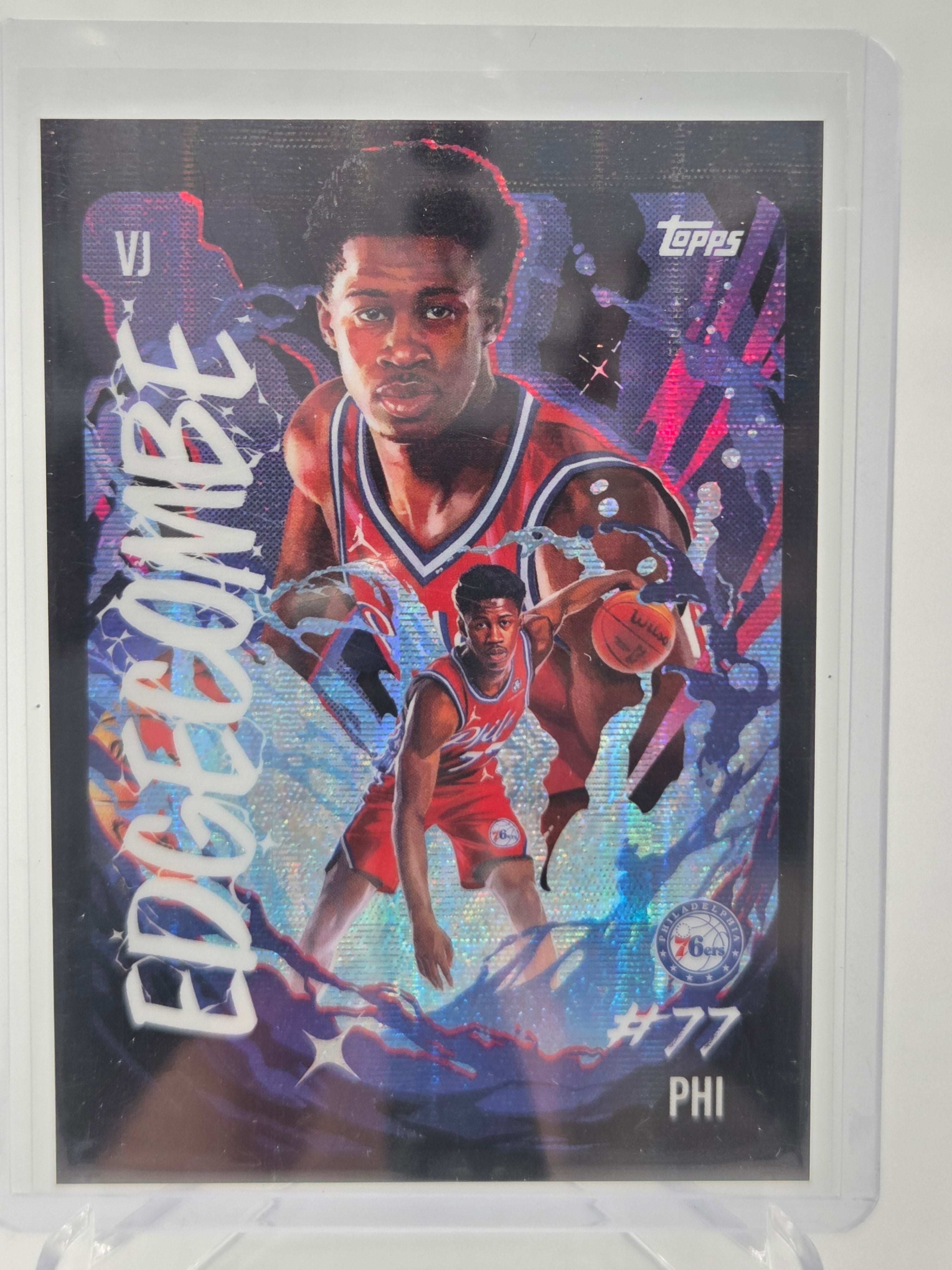 2025 Topps Chrome VJ Edgecombe Ultra Violet *CASE HIT SSP