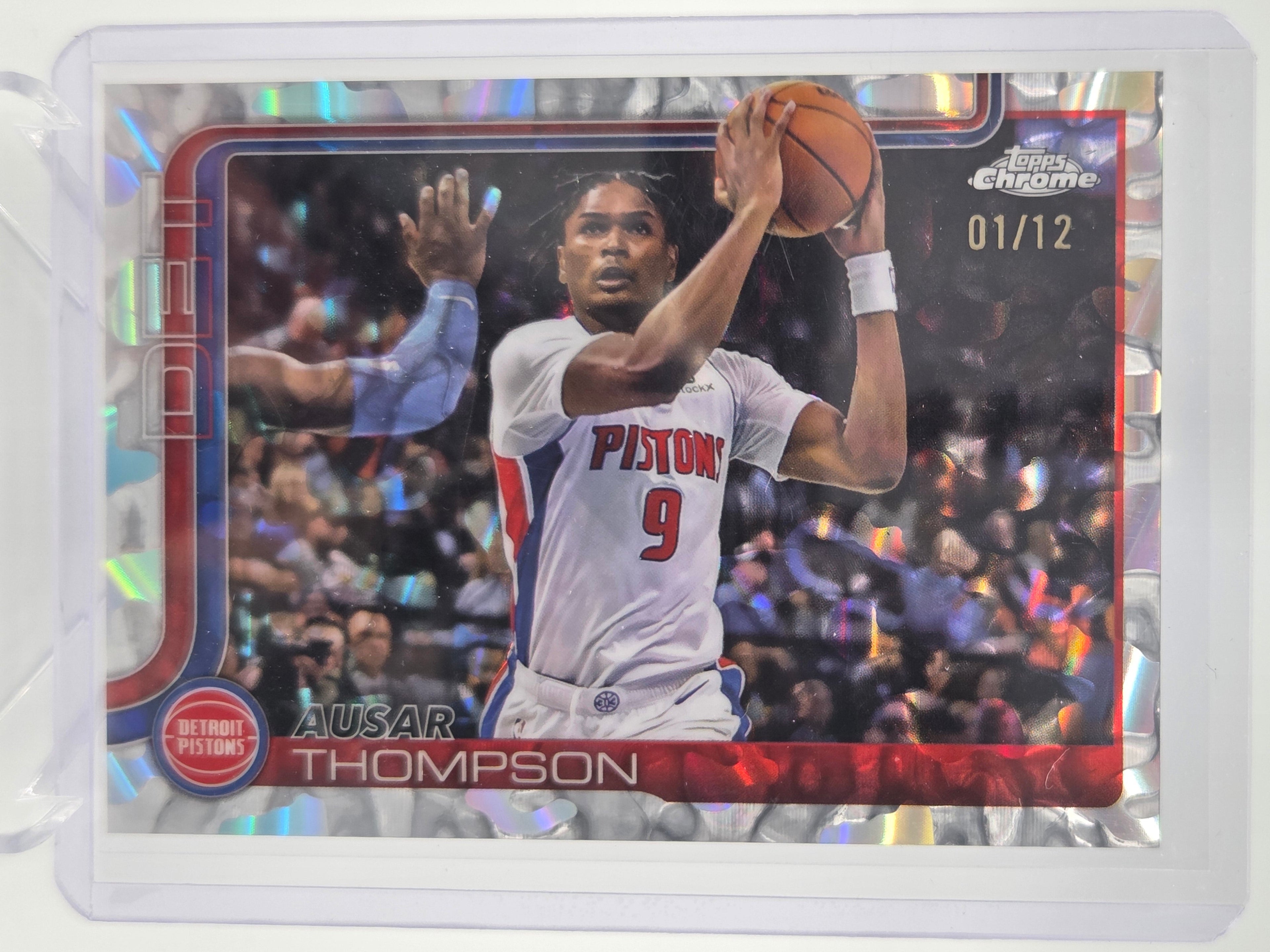 2025-26 Topps Chrome Ausar Thompson FDI Silver Refractor  #01/12 * SSP