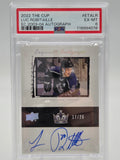 2022 Upper Deck The Cup Luc Robitaille Exquisite Autographs #17/25 PSA 6