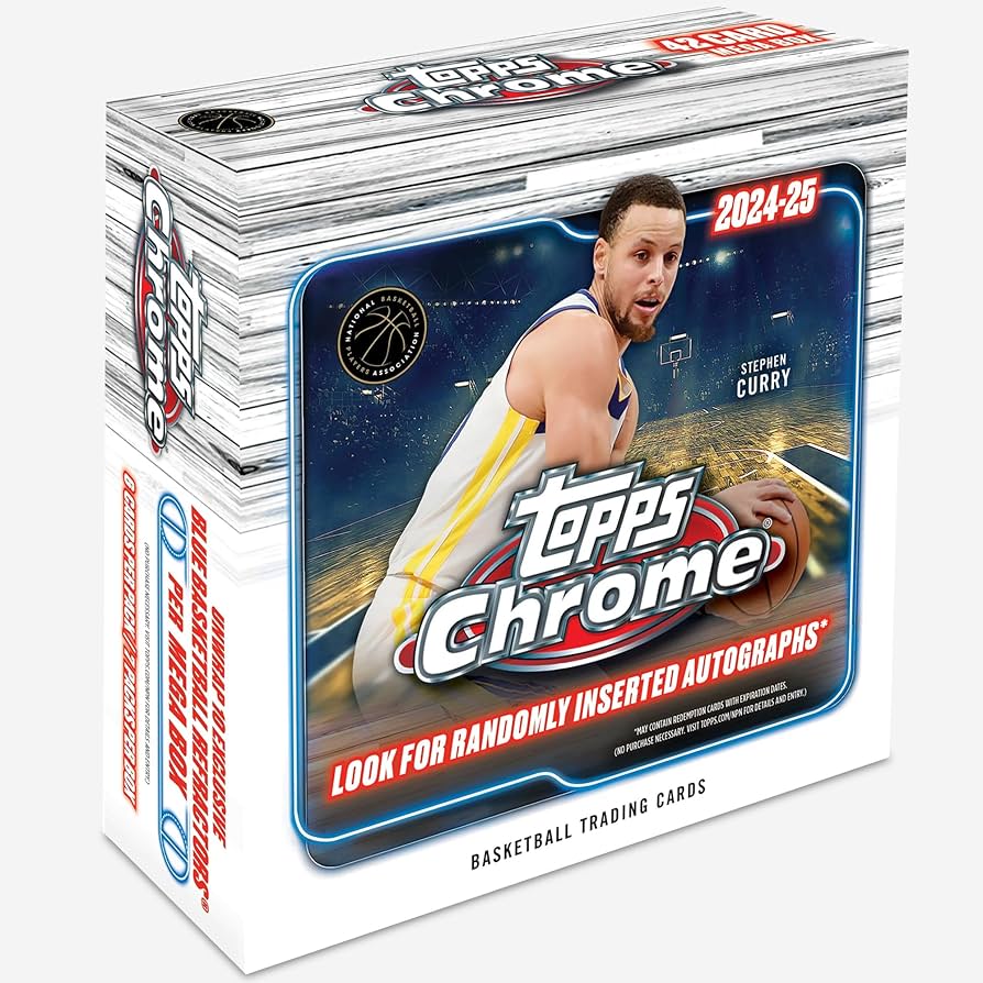 2024-25 Topps Chrome NBA Mega Box