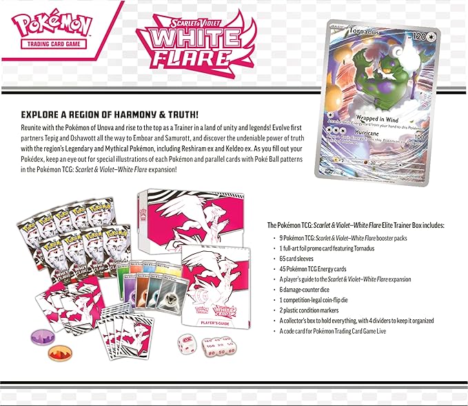 Pokémon Scarlet & Violet - 10.5 White Flare - Elite Trainer Box