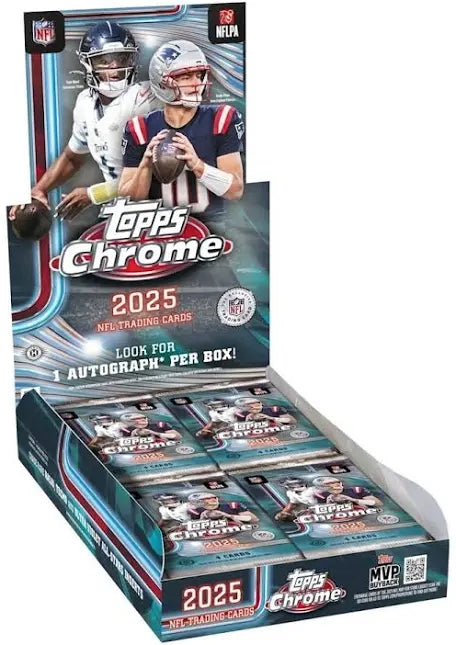 2025 Topps Chrome Football Hobby Box
