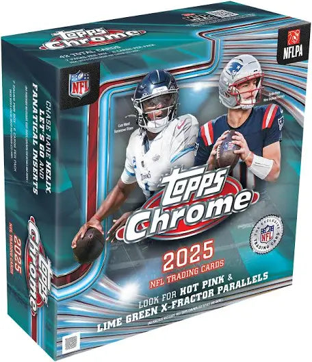 2025 Topps Chrome Football Mega Box – Nicks Sports Cards