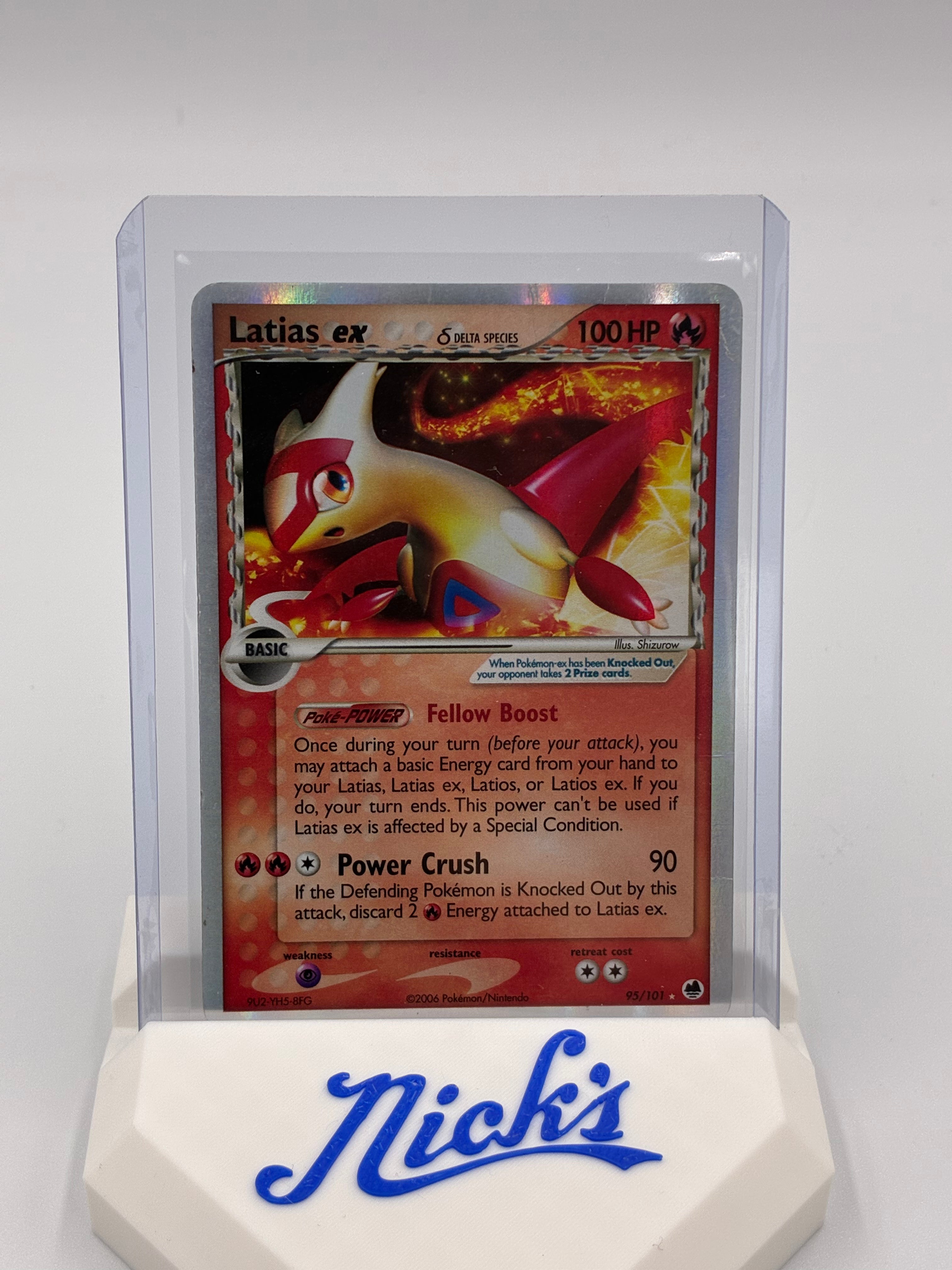 Pokemon Latias ex (Delta Species) 95/101 Dragon Frontiers Holo