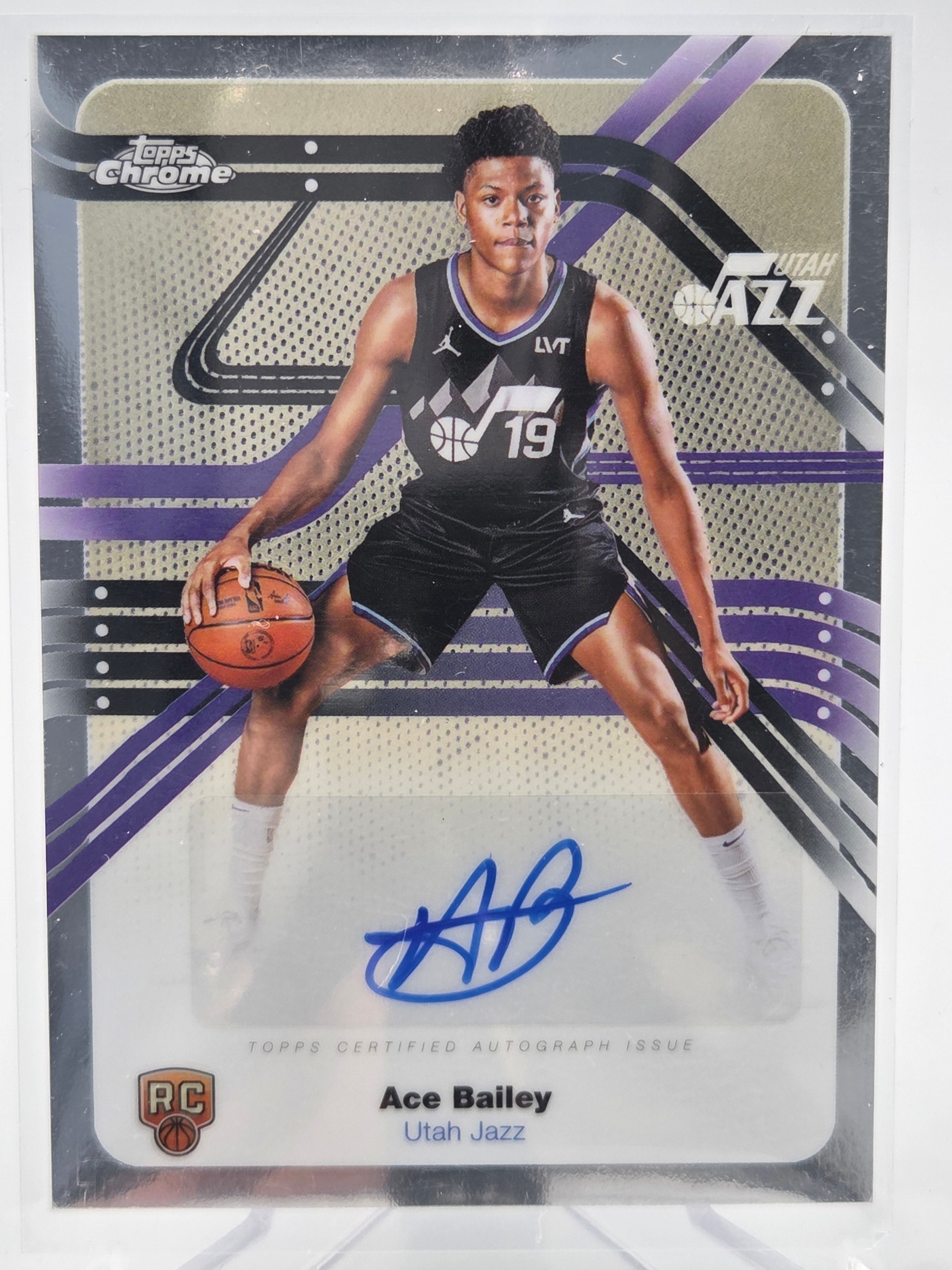 2025-26 Topps Chrome Ace Bailey Next Stop Autograph