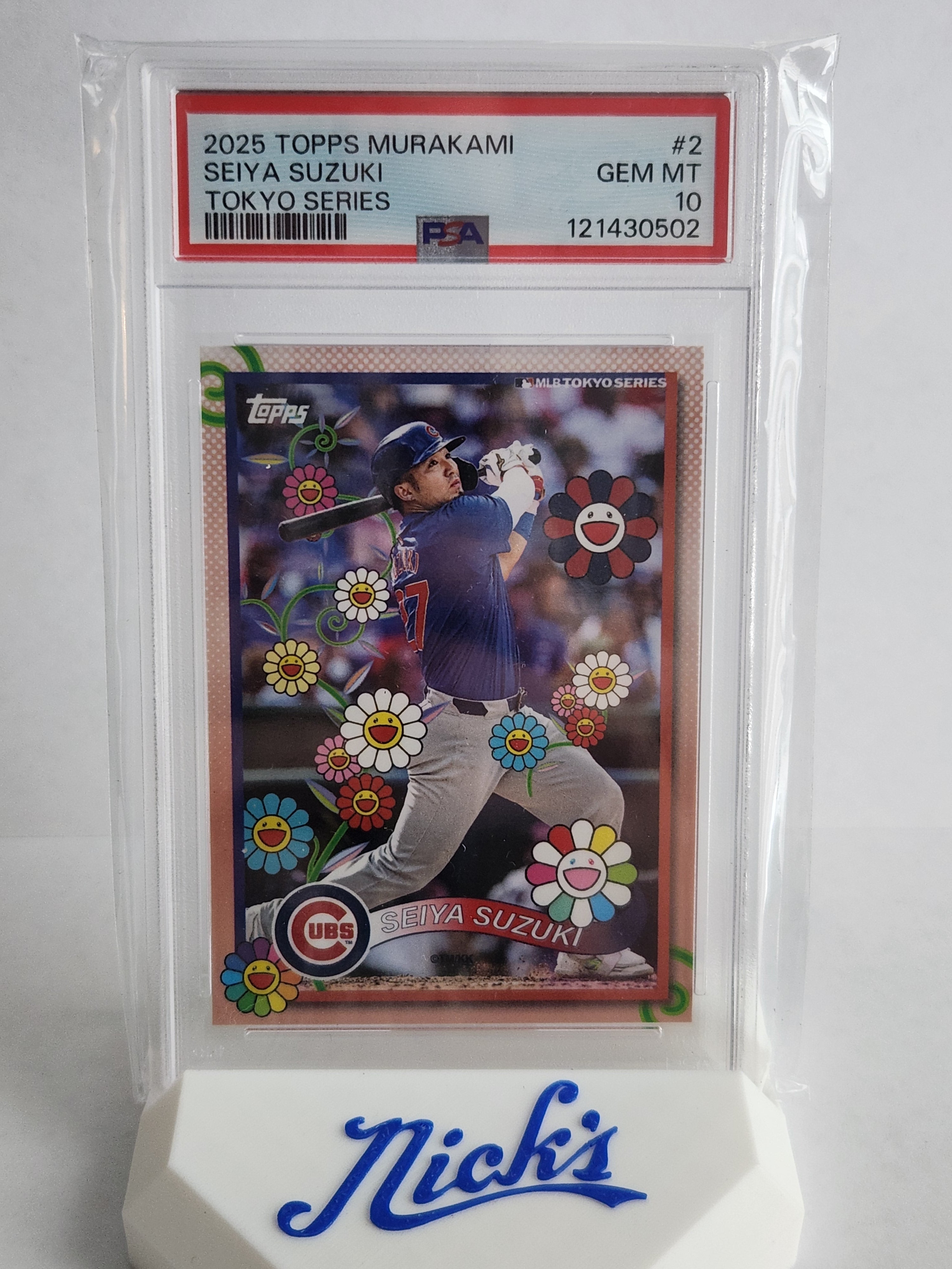 2025 Topps Murakami Tokyo Series #2 Seiya Suzuki - PSA GEM MT 10