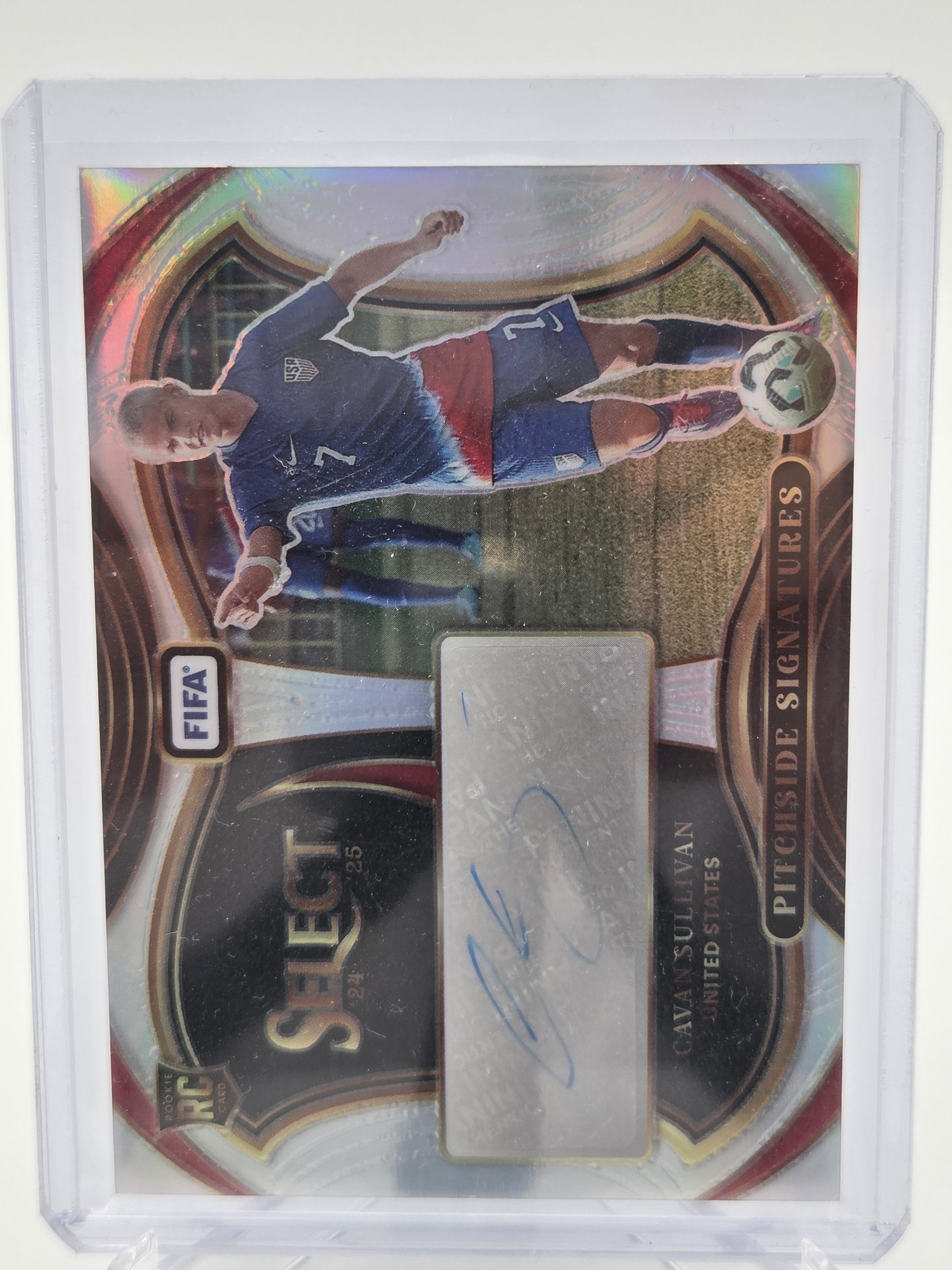 2024-25 Panini Select Gavan Sullivan Pitchside Signatures RC Auto