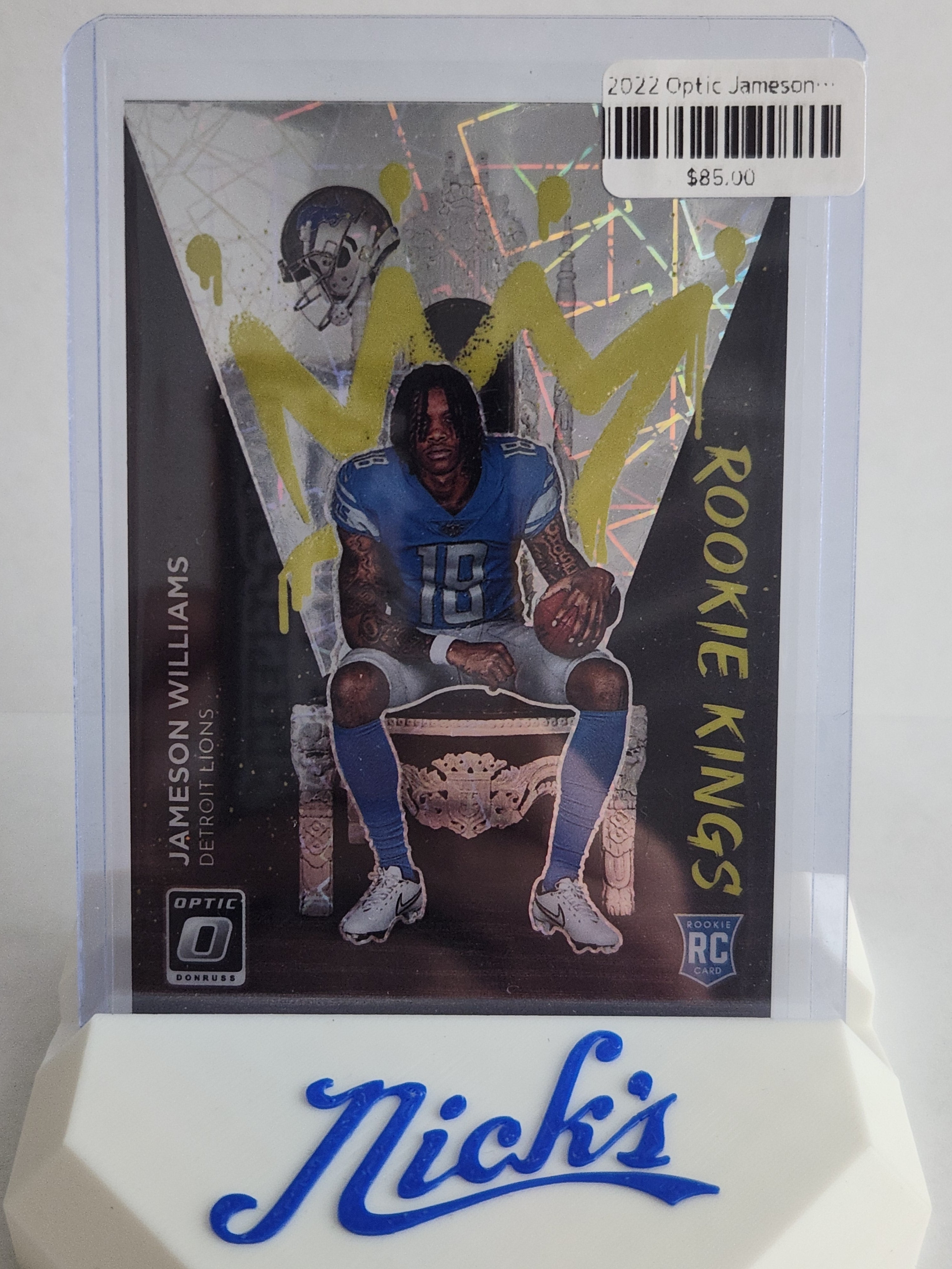 2022 Optic Jameson Williams Rookie Kings RC