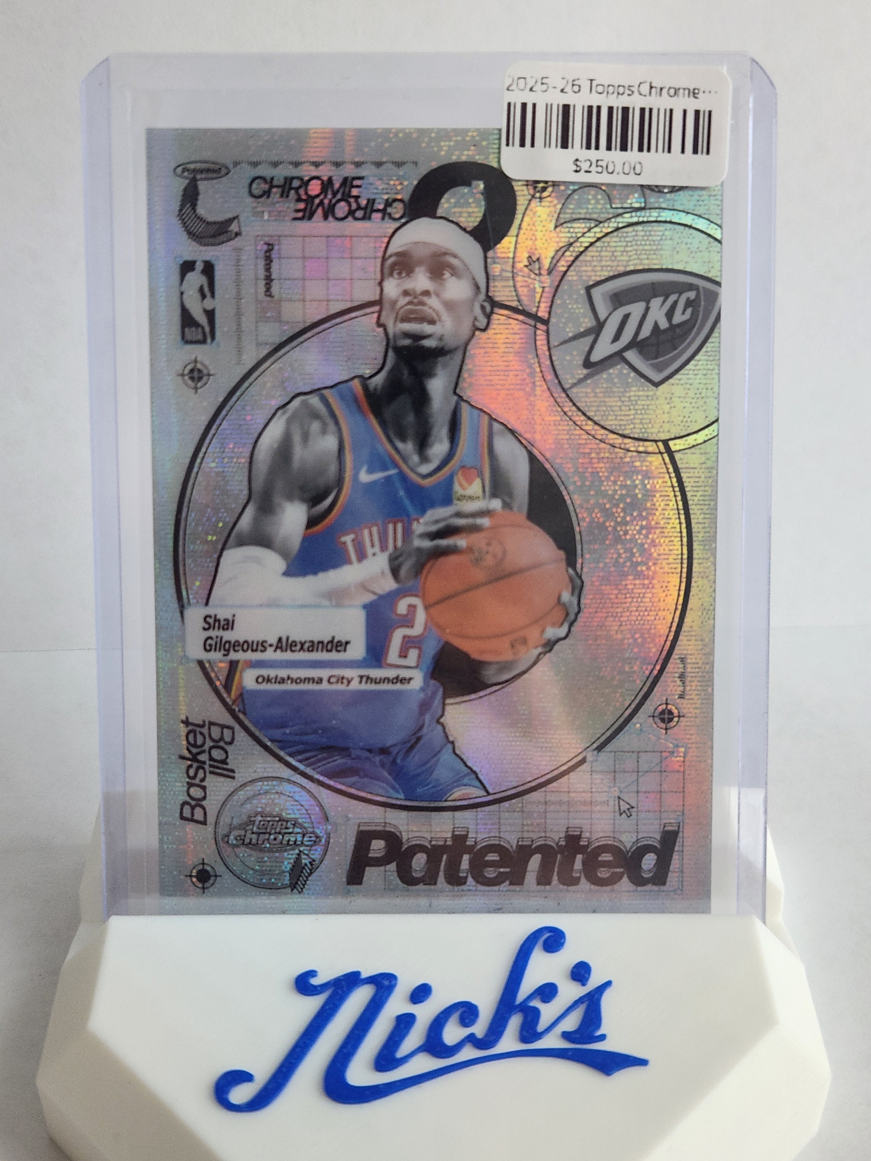 2025-26 Topps Chrome Shai Gilgeous-Alexander Patented