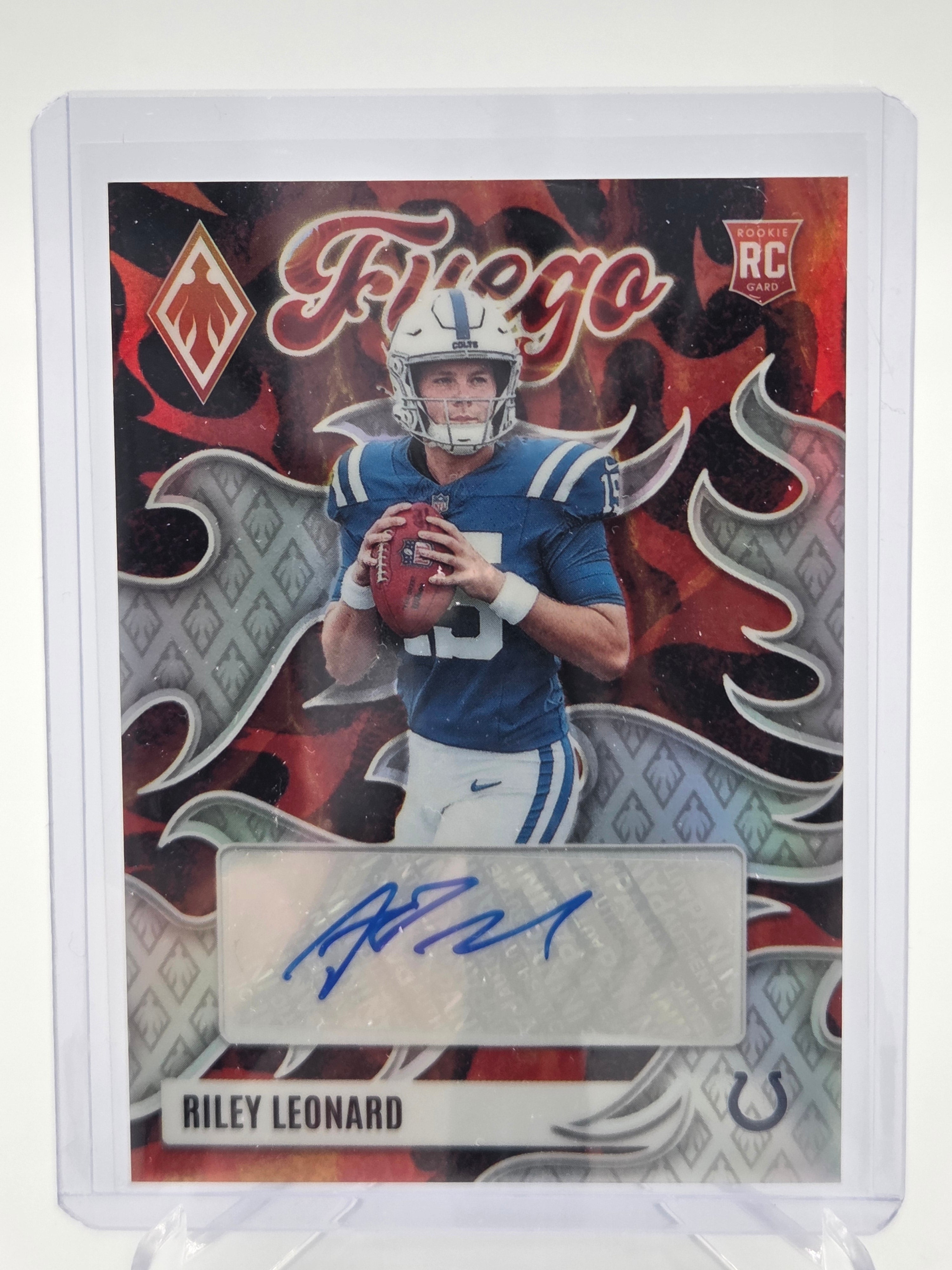 2025 Panini Phoenix Riley Leonard Fuego Auto RC