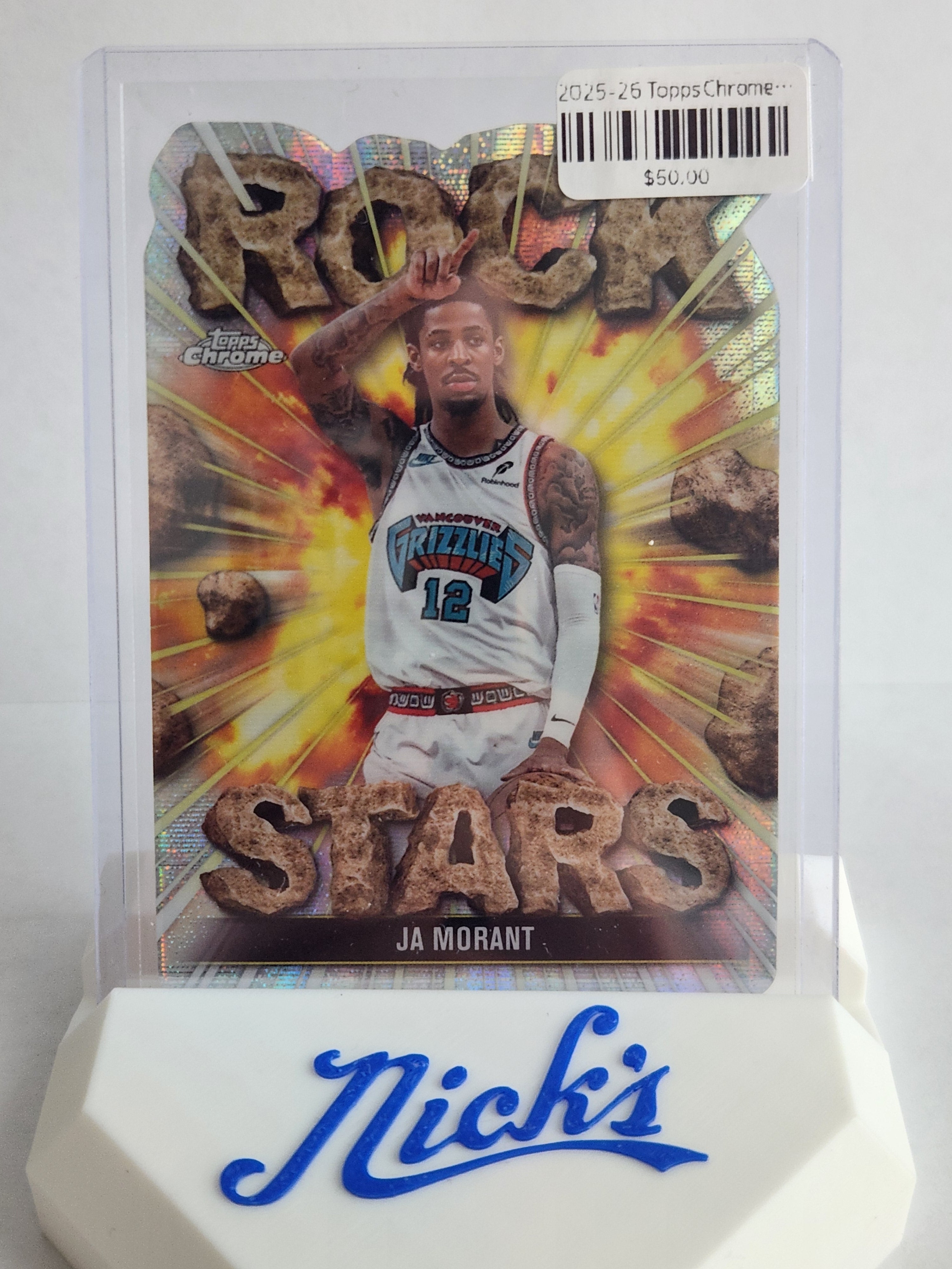 2025-26 Topps Chrome Ja Morant Rock Stars