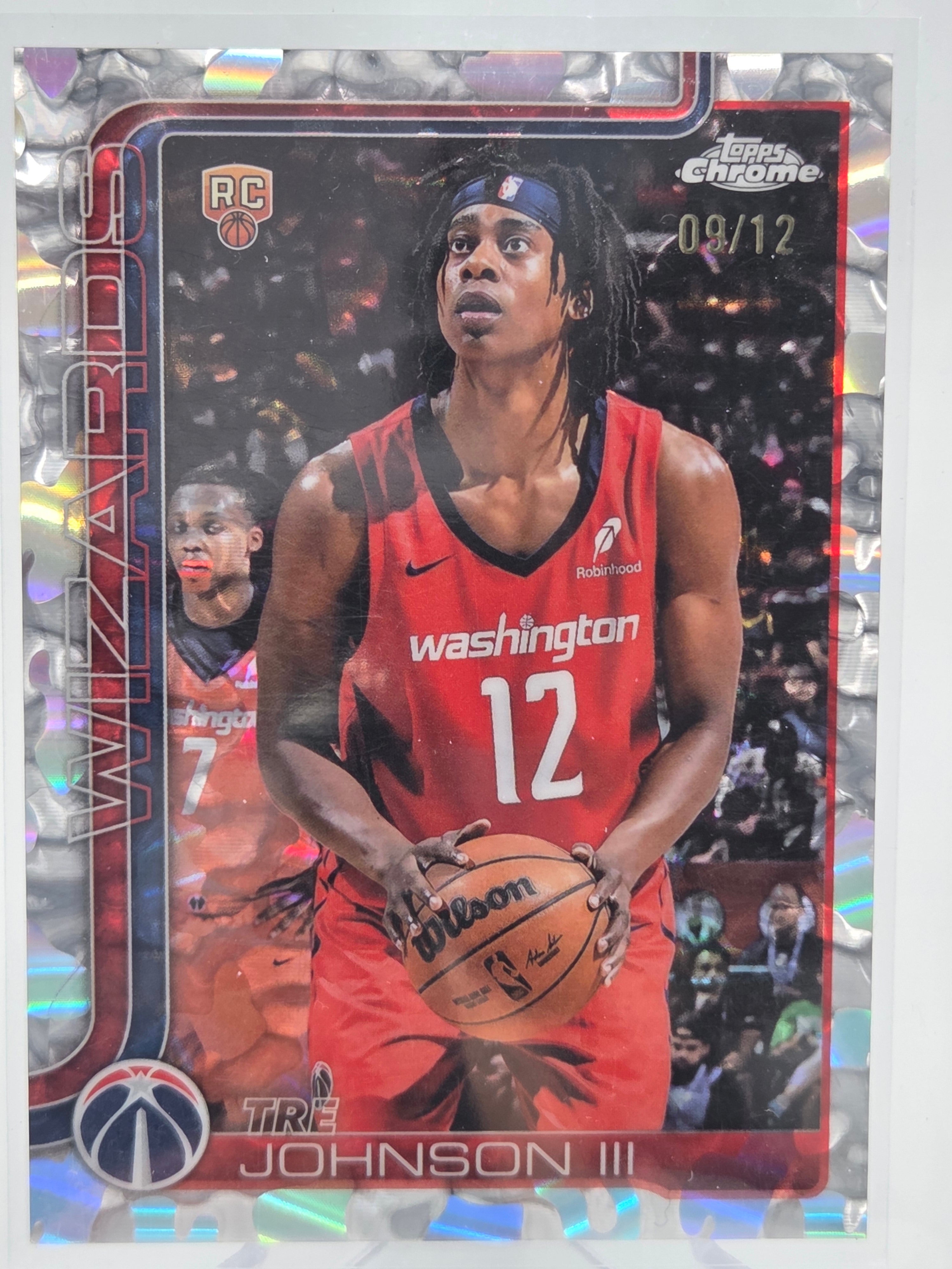 2025-26 Topps Chrome FDI Tre Johnson III *CASE HIT