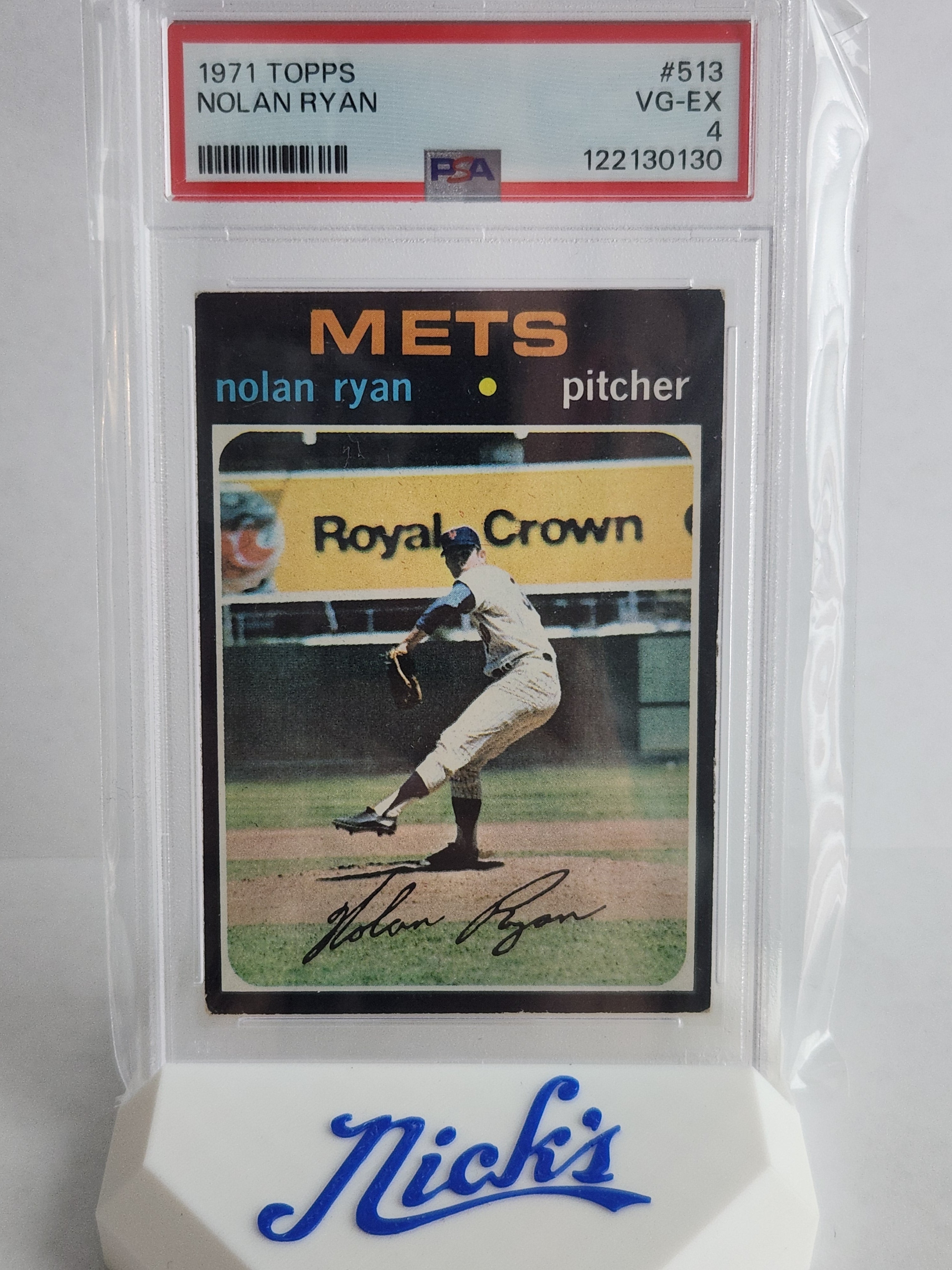 1971 Topps Nolan Ryan #513 PSA 4