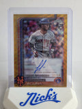 2025 Topps Chrome Update Luisangel Acuna Debut RC Auto Gold Wave Length #33/50