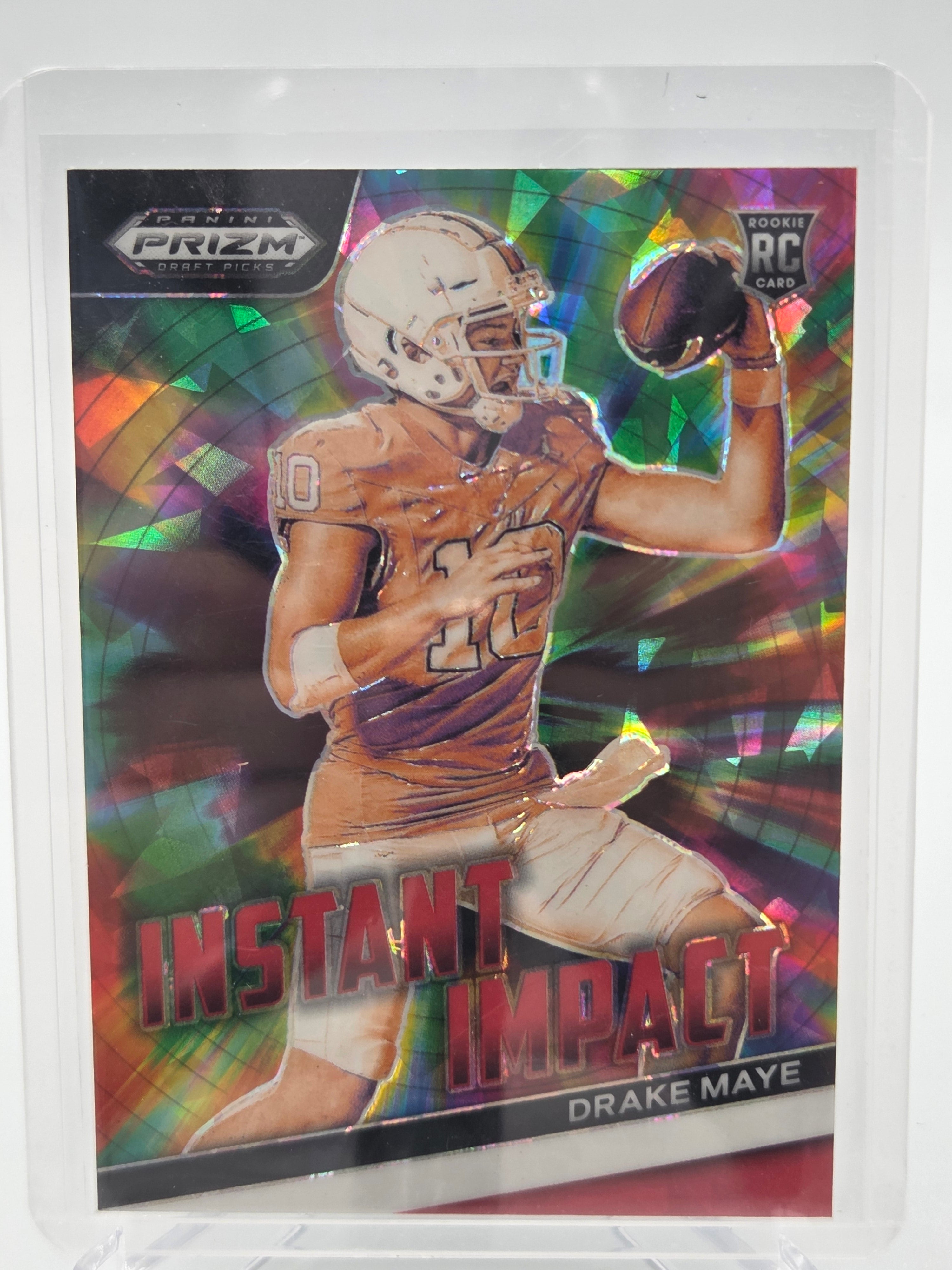 2024 Panini Prizm Draft Picks Drake Maye Instant Impact RC
