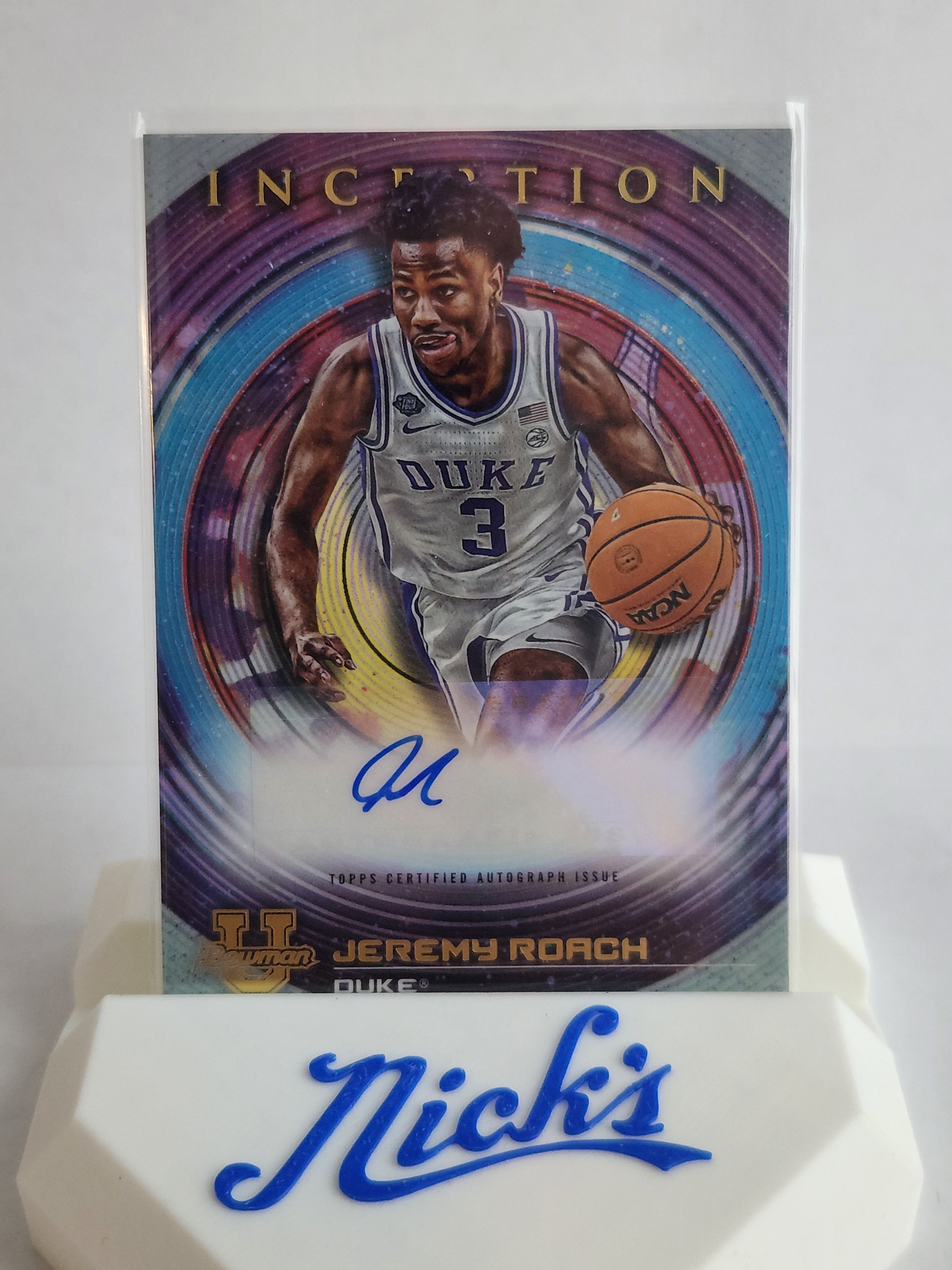 2022-23 Bowman U Inception Jeremy Roach Auto #BIA-JR