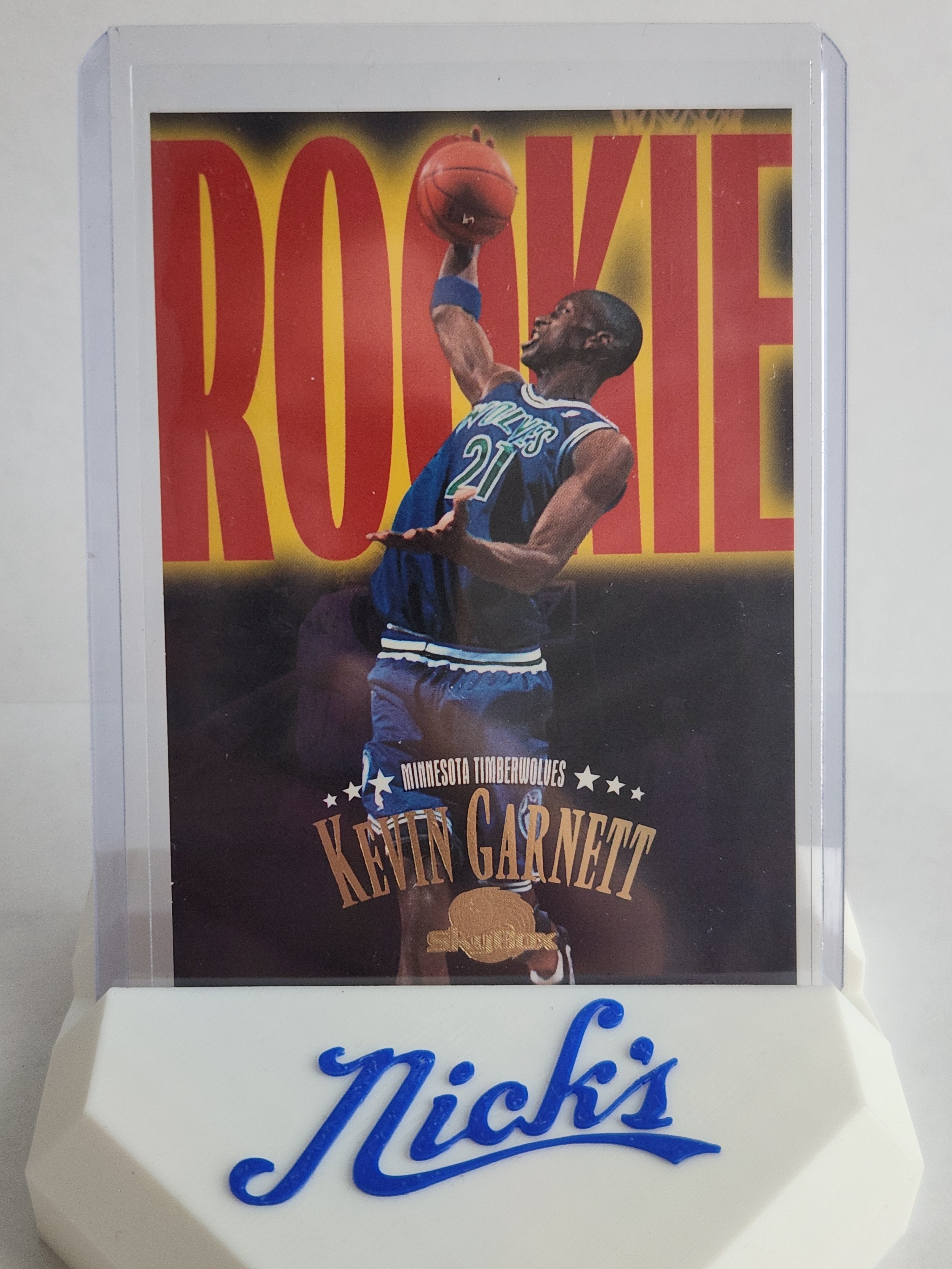 1996 Fleer Skybox Kevin Garnett Rookie Roadmap RC