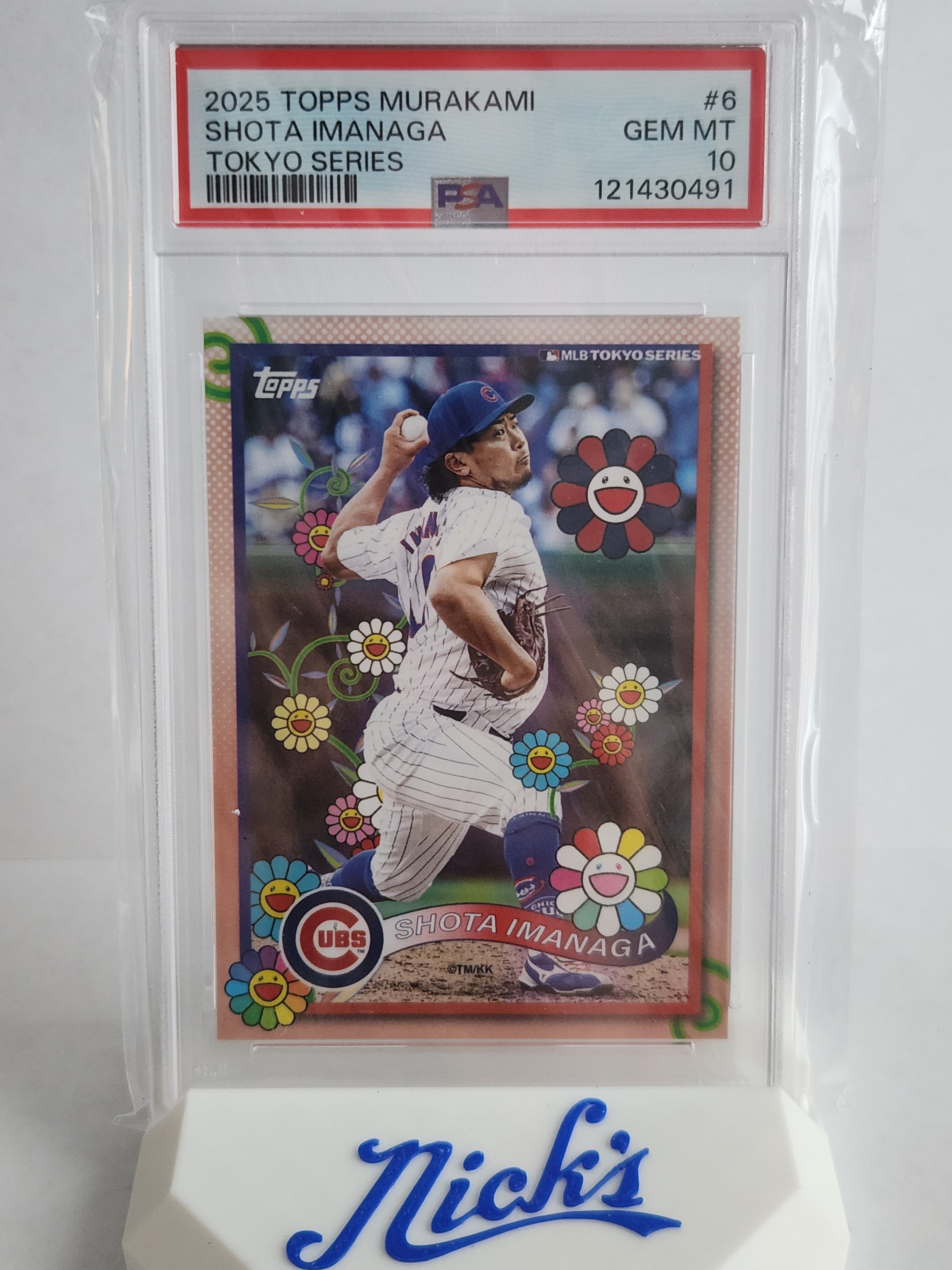 2025 Topps Murakami Tokyo Series #6 Shota Imanaga PSA GEM MT 10